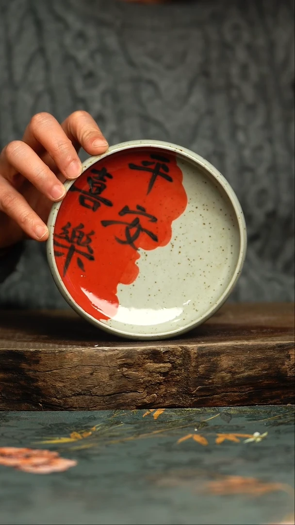 【闪购商品】杯釉下彩手工手绘同款陶器