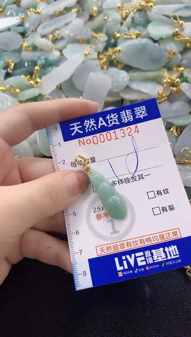 颈饰未镶嵌翡翠天然A货翡翠