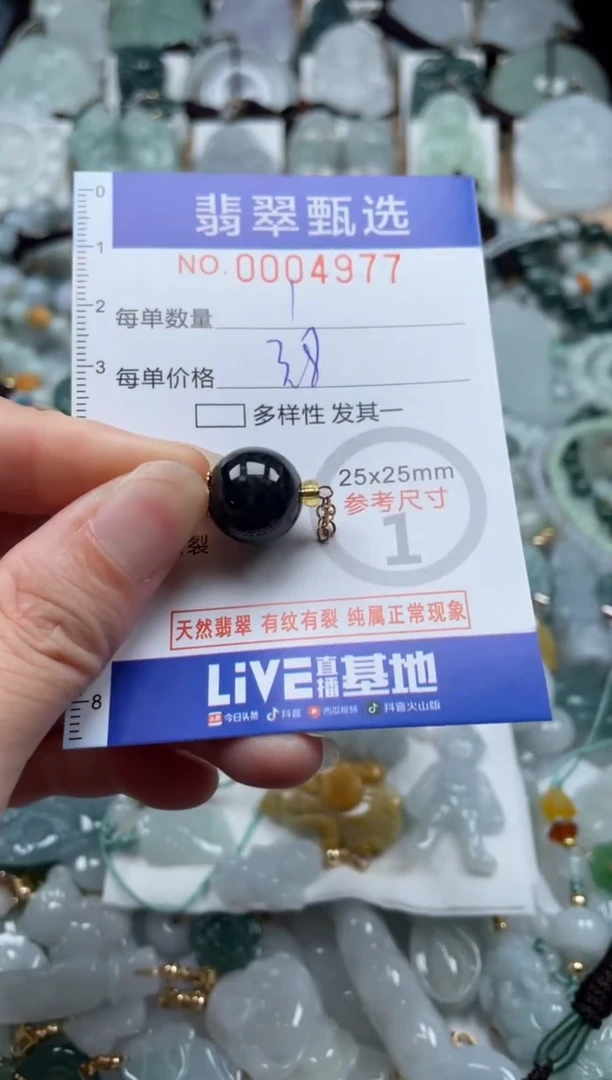 翡翠未镶嵌颈饰00..4977