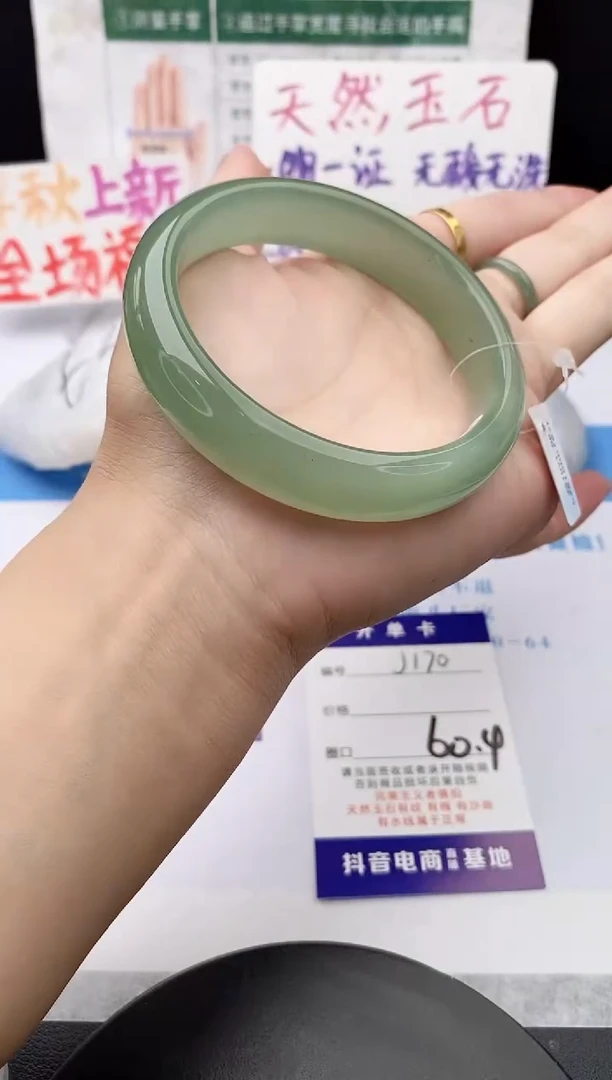 未镶嵌手镯石英质玉j170-DB60+