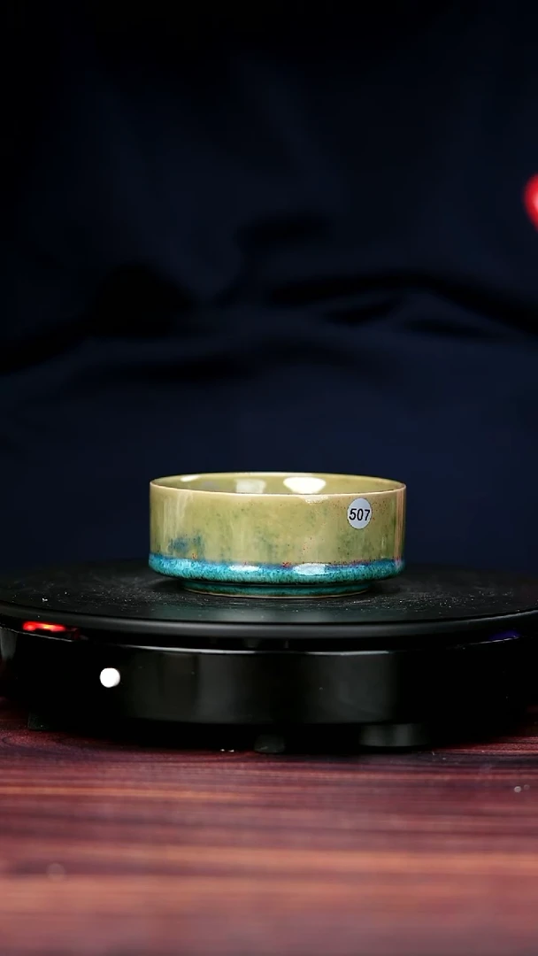 杯子钧瓷507#盼龙窑一级品原矿钧瓷扳指杯