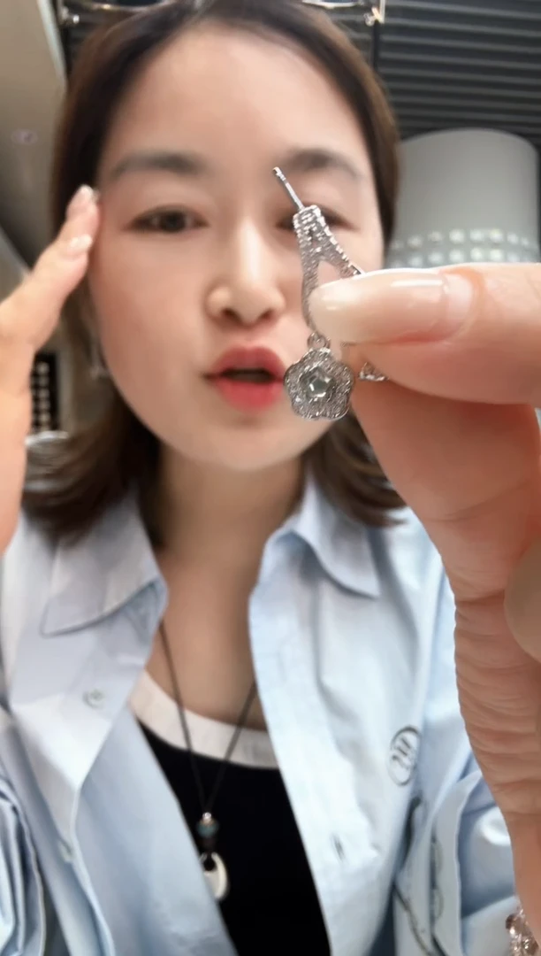 铜合金合成立方氧化锆925银ED171090101