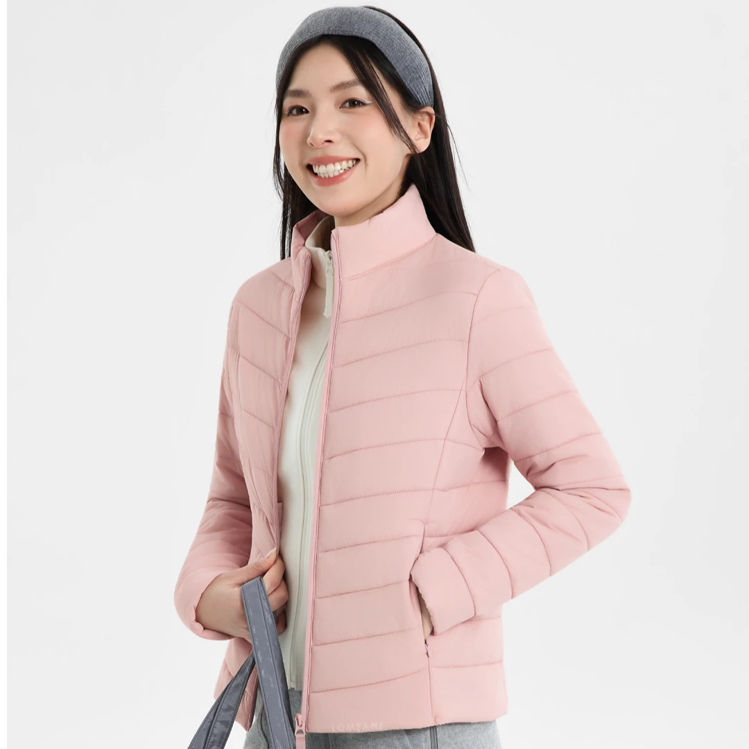 女士羊毛空气外套(立领)8835