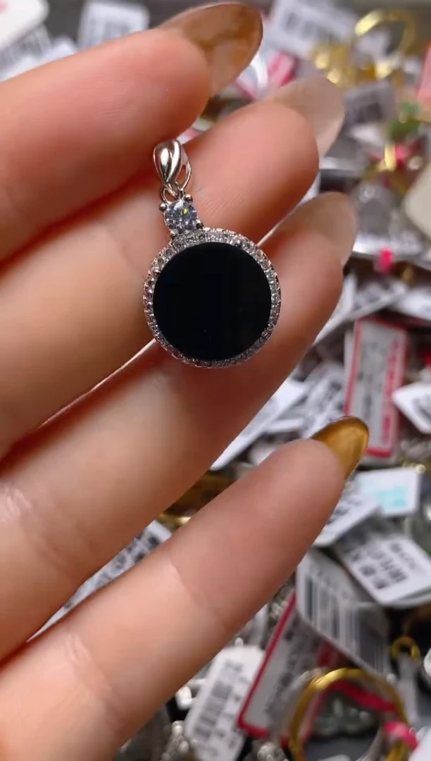 银S925镶嵌戒指翡翠百内无证书