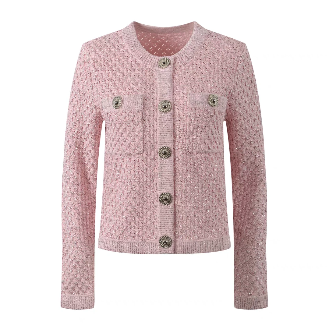 1.29高级感时尚重工气质名媛风外套女新款小众设计感减龄轻奢优雅