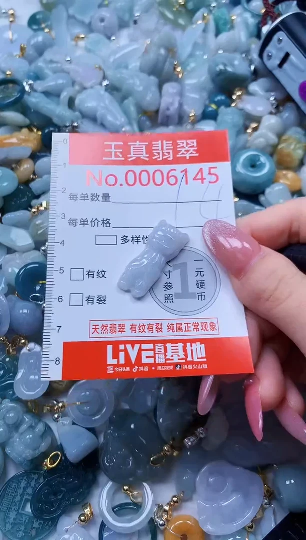 翡翠未镶嵌吊坠(不含链)6145