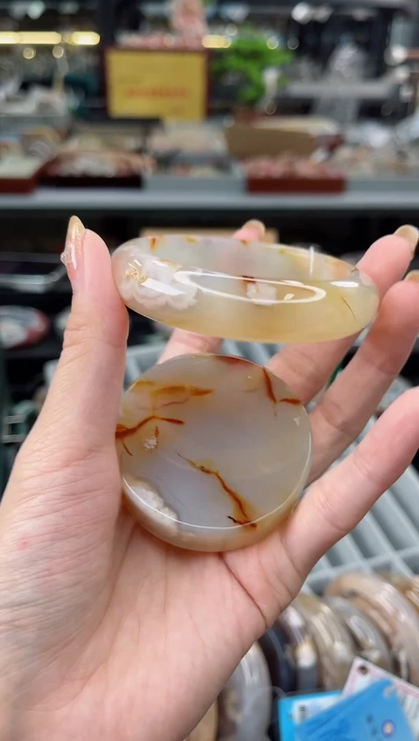 【闪购商品】石英质玉手镯未镶嵌56圈口（赠品镯心）3680844