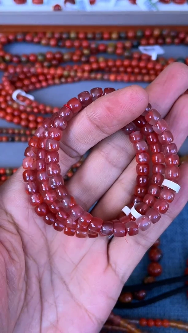 未镶嵌手串南红玛瑙N30凉山瓦西料直切牛血单圈多样性发其一