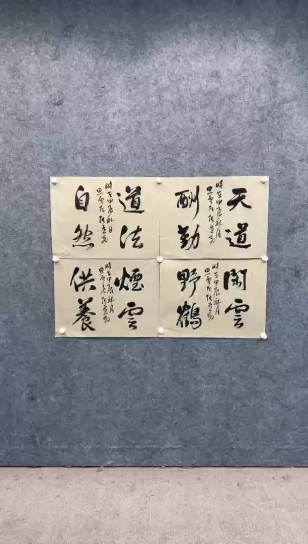 【闪购商品】书法sf不二轩书法作品zhm02