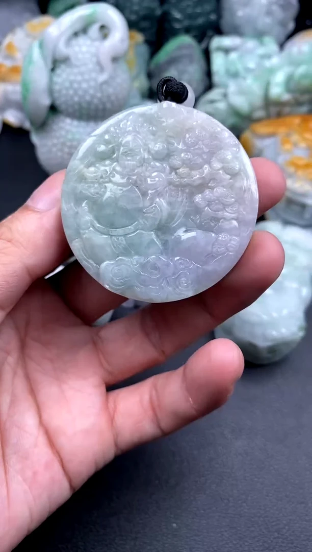 吊坠(不含链)未镶嵌翡翠1