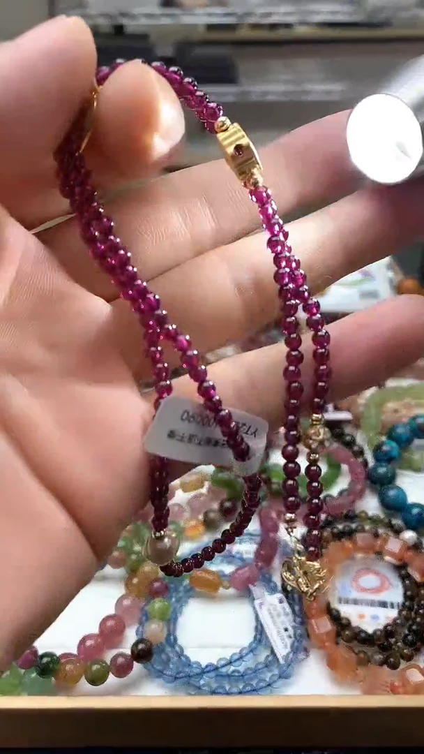 【闪购商品】石榴石手链未镶嵌手链56