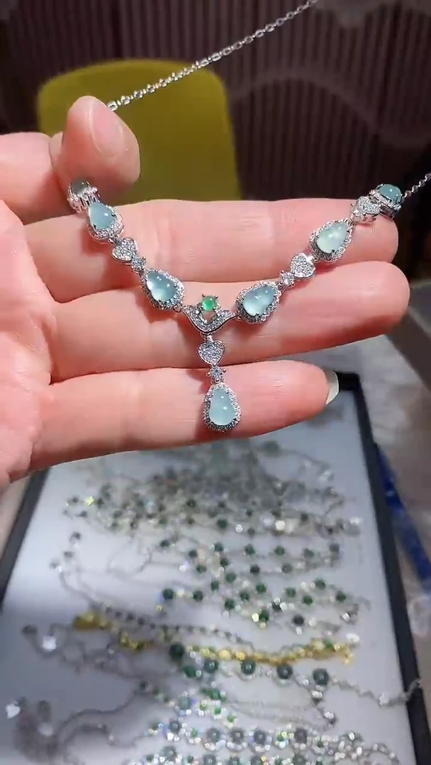 【闪购商品】翡翠项链未镶嵌多样性发其一【93】