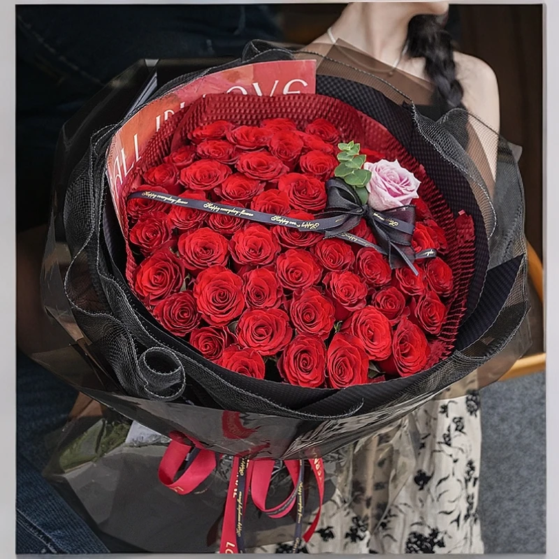 52枝红玫瑰我爱你