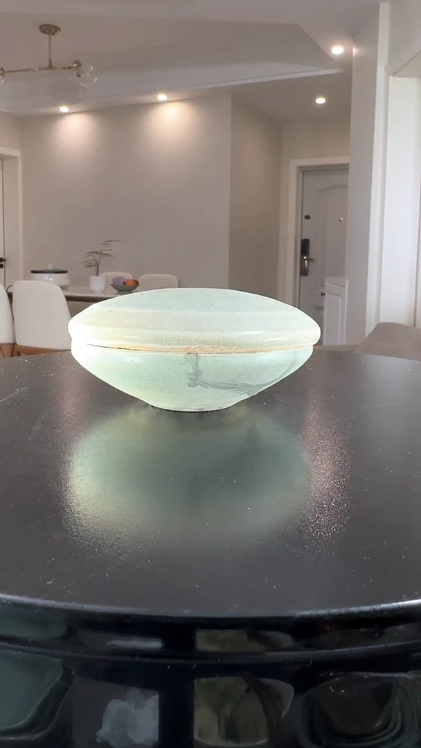 【闪购商品】碗龙泉青瓷大粉盒掉粘