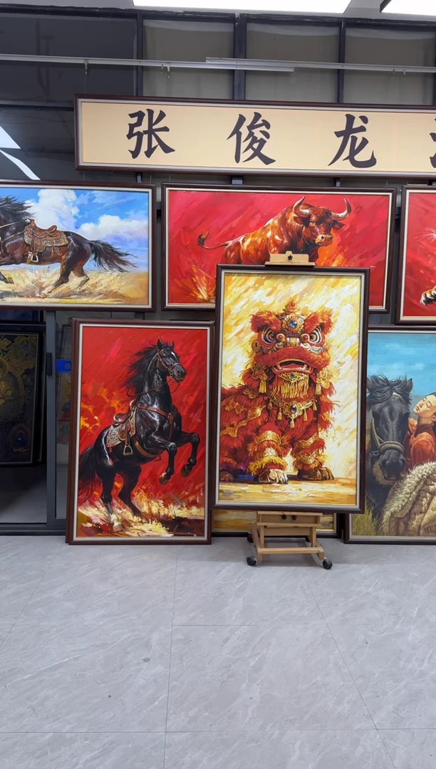 油画不*【张俊龙】50*70夜读春秋办公室客厅茶室客厅挂画油画版画