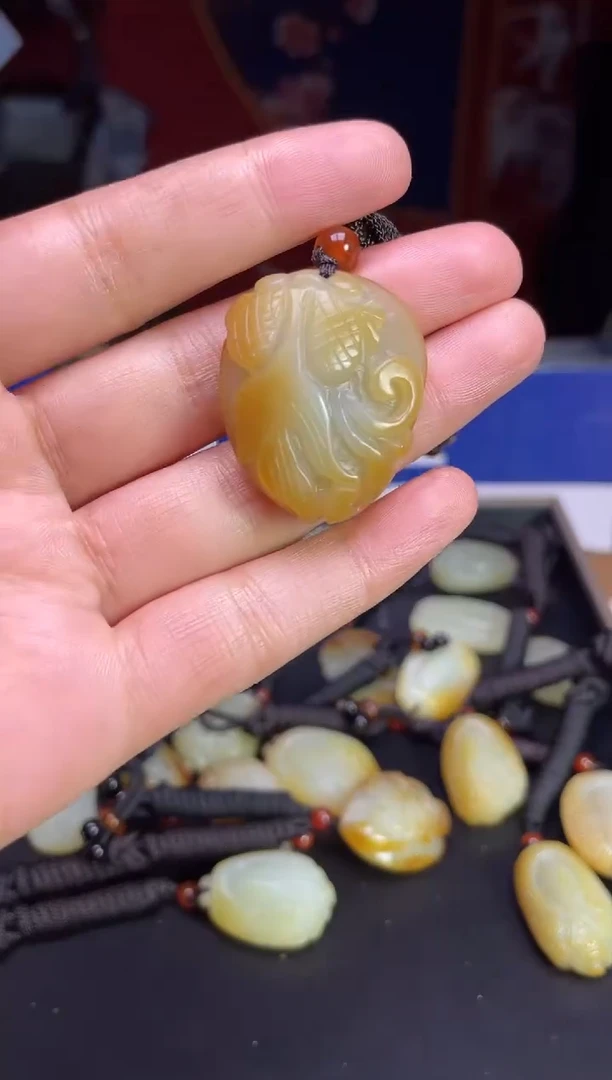 颈饰未镶嵌和田玉123