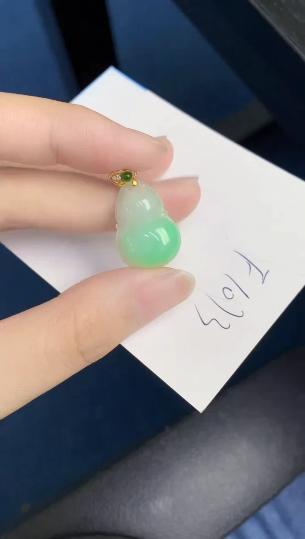 翡翠银S925镶嵌颈饰天然翡翠緬甸A貨