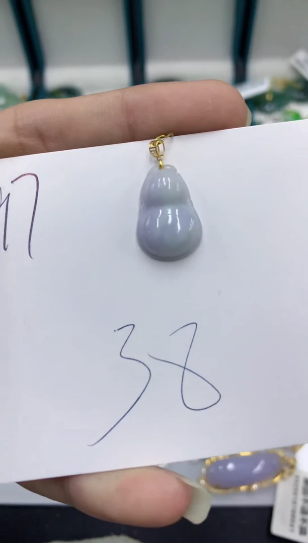【闪购商品】翡翠颈饰18K金镶嵌翡翠