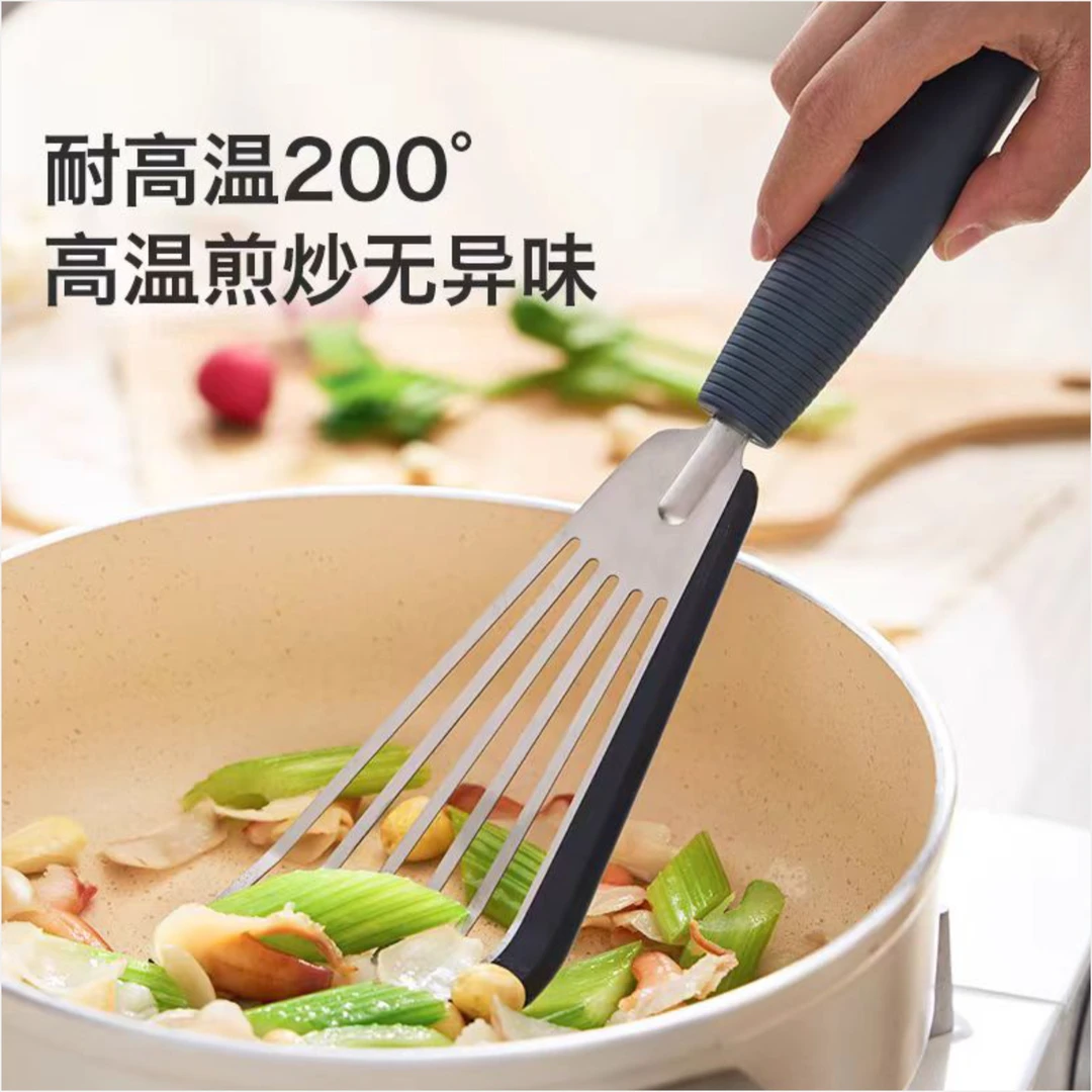 不粘锅专用蝴蝶铲硅胶多功能锅铲炒菜煎饼煎鱼煎蛋煎铲