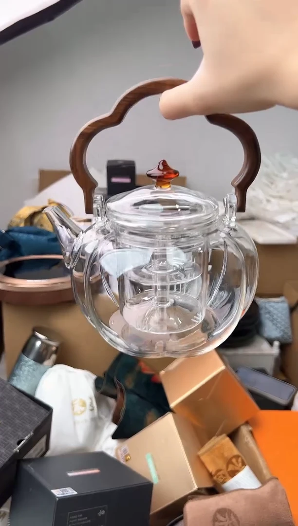 南瓜提梁煮茶壶