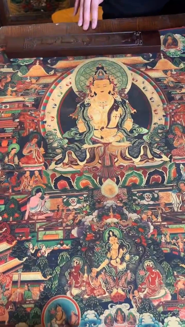 卷轴画手绘唐卡092