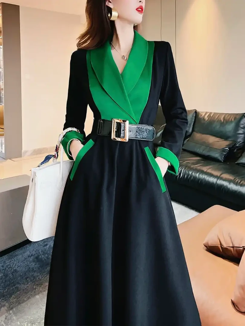 MY · 选择编号【A601-620】 · 冬季女士简约通勤上衣裙子集合链接