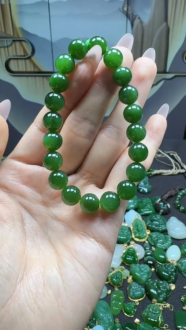 和田玉未镶嵌挂件10