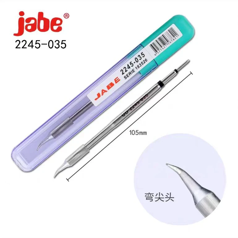 伽贝jabe UD1200烙铁头 烙铁手柄电焊飞线烙铁焊嘴小刀头 弯尖咀