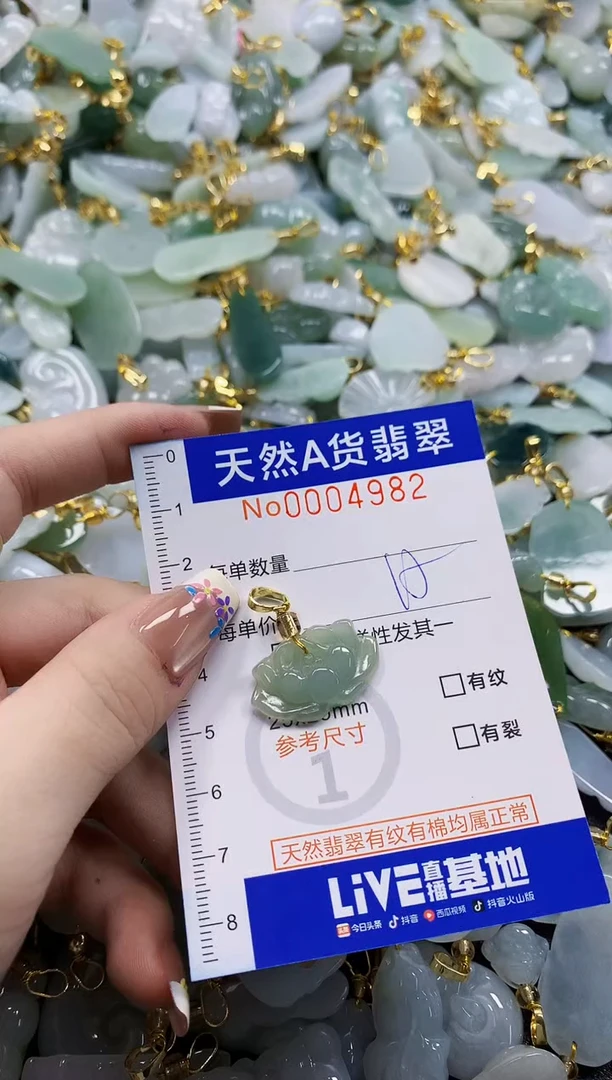 颈饰未镶嵌翡翠天然A货翡翠