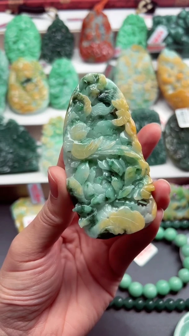 吊坠(不含链)未镶嵌翡翠天然翡翠