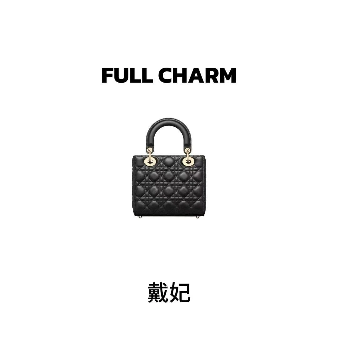 【E230】FULL CHARM-戴妃包-新款大容量女包多功能斜挎包百搭单肩包