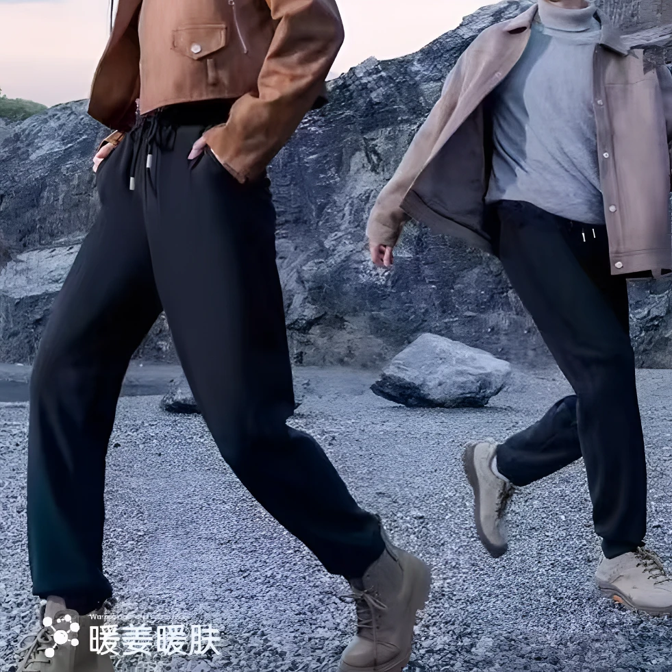 19男式仿貂绒保暖防风调整型裤