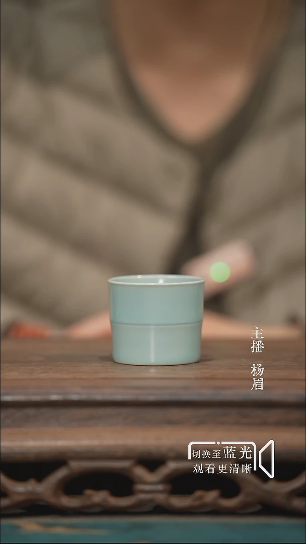 竹节杯-汝瓷张海英-眉