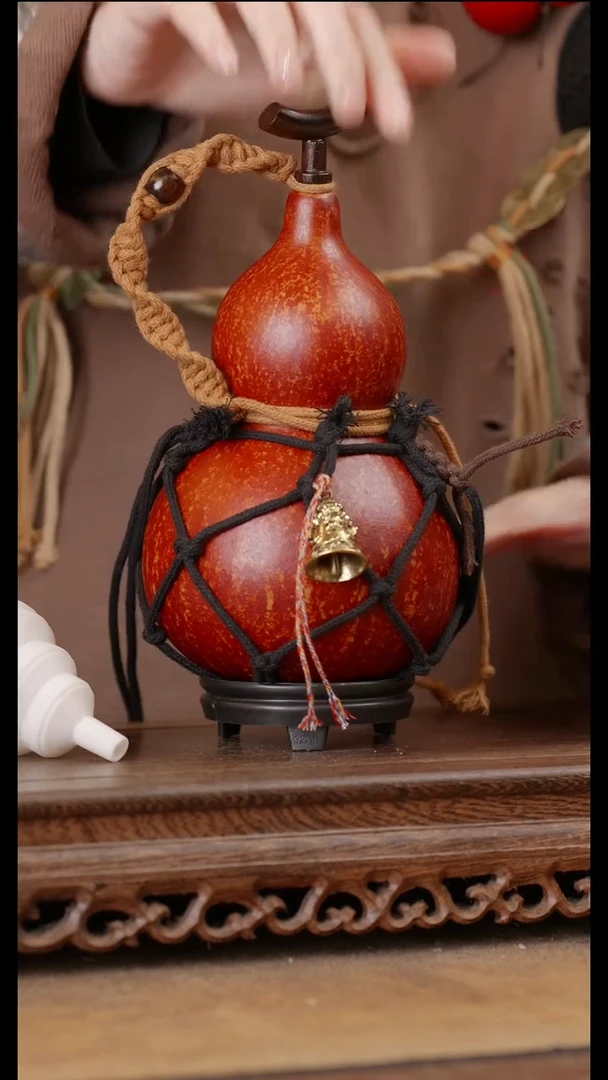 225号精品天然大漆酒葫芦一物一拍~