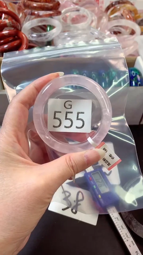 水晶手镯未镶嵌G555-52