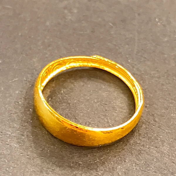 【1号货】放心黄金店 足金999戒指3.4克(货号40）