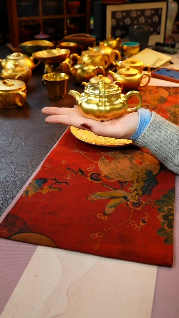 茶杯紫砂【宜景窑系列】金壶