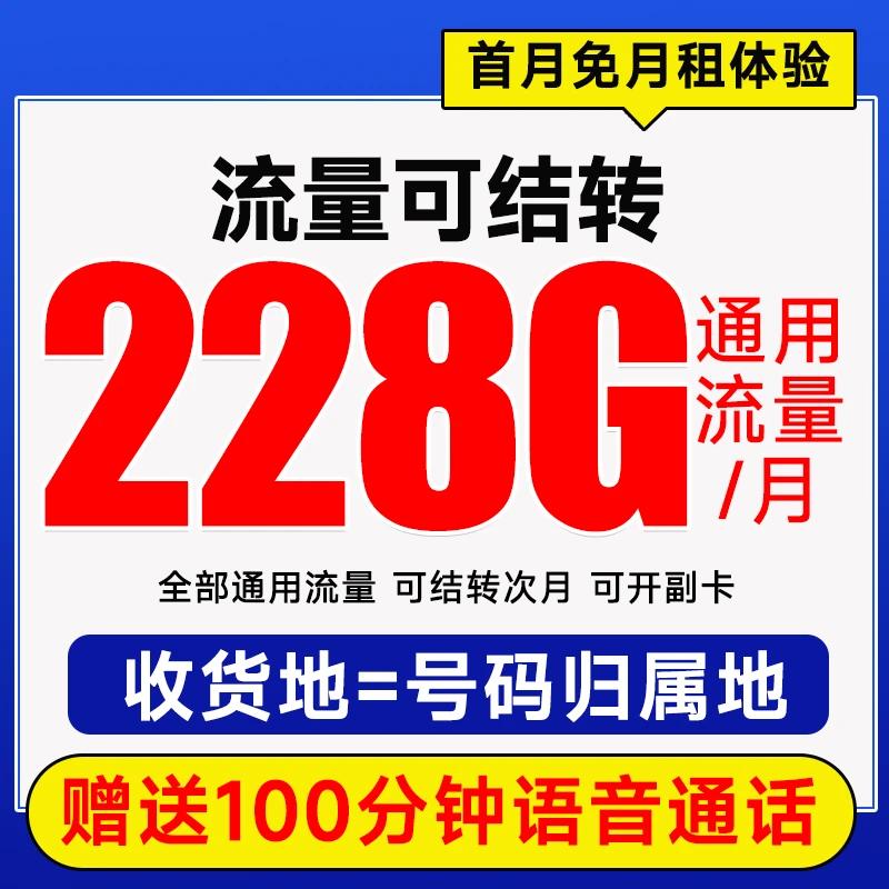 中国5G网络大流量电话卡不限速广电手机卡全国通用流量套餐-b2