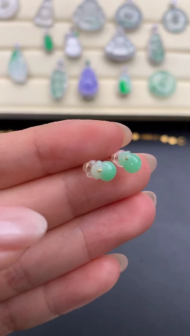 【闪购商品】翡翠颈饰18K金镶嵌X291     