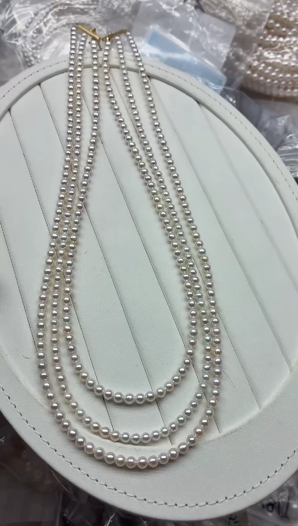 项链未镶嵌淡水珍珠多样性发其一，非无暇
