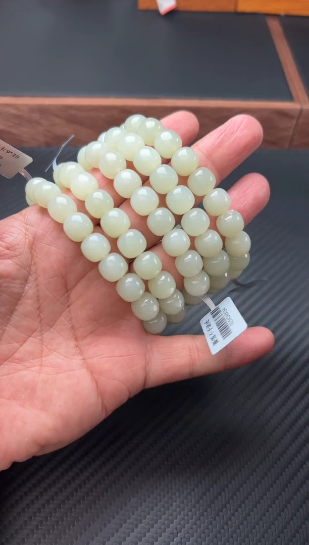 手串未镶嵌和田玉于田微色差卡10多样性发货拍一发一