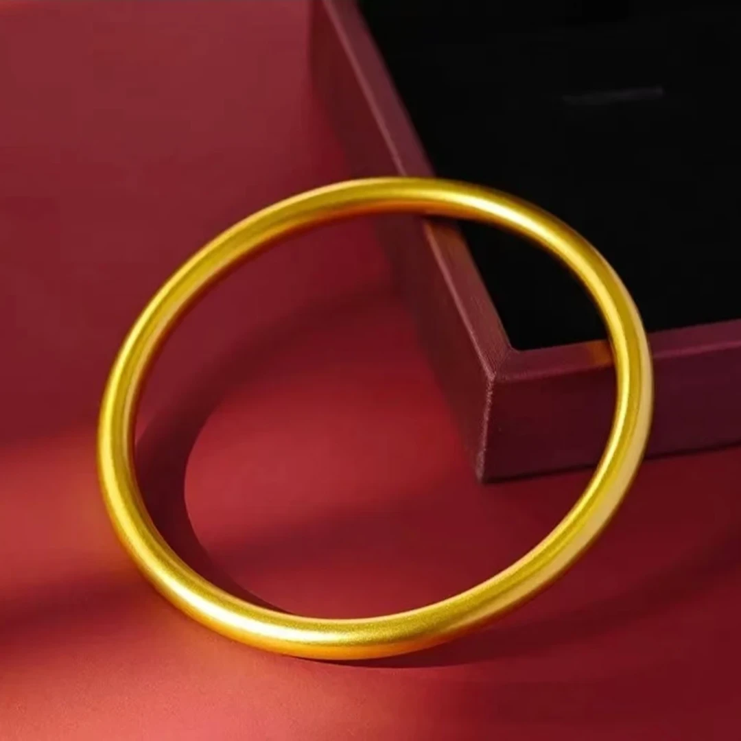 【兰总】足金999素圈手镯