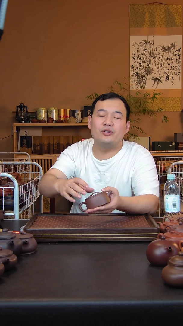 茶壶紫砂LD粗砂紫泥 汉瓦