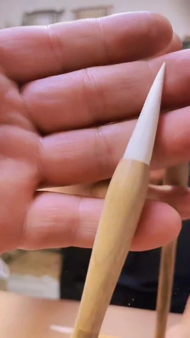 绿檀95细光峰羊毫一支