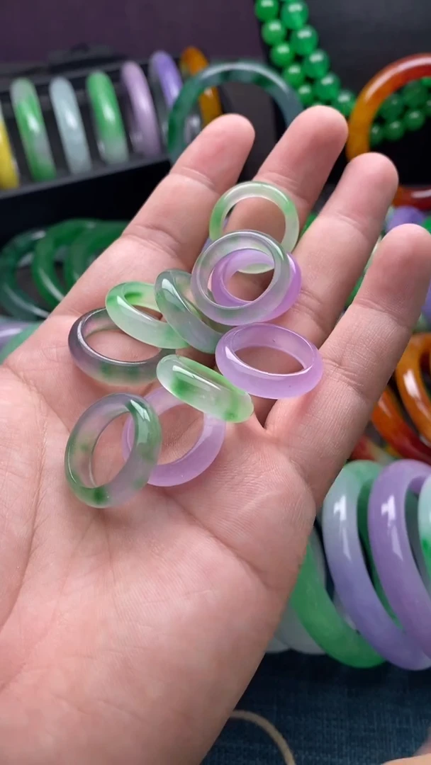 非金属仿水晶高端戒圈 01