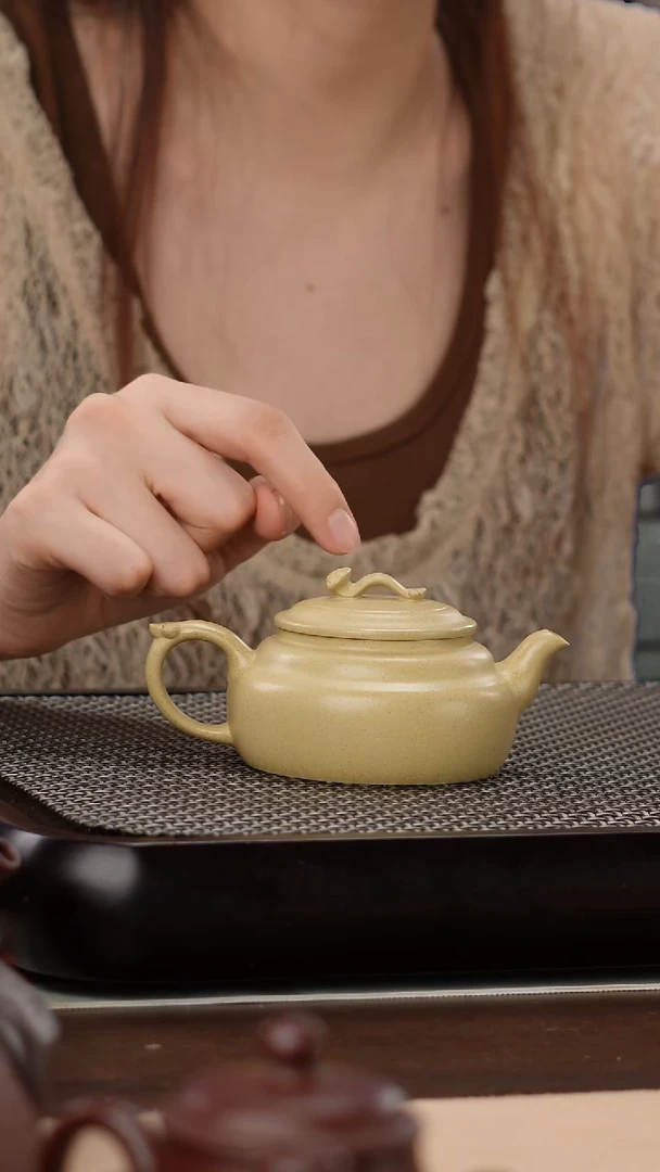 茶壶紫砂深夜福利-超精工本山绿泥紫灵150cc