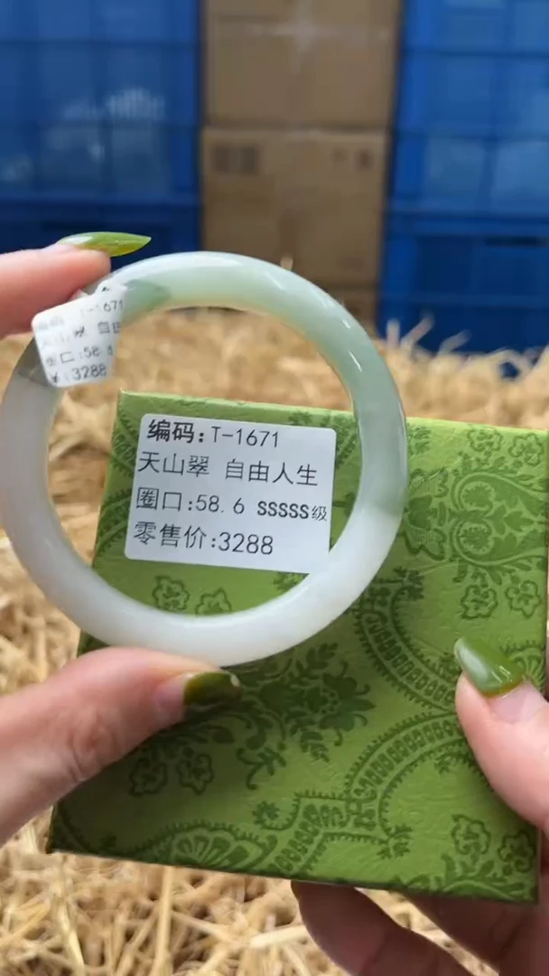 未镶嵌手镯石英质玉T1671