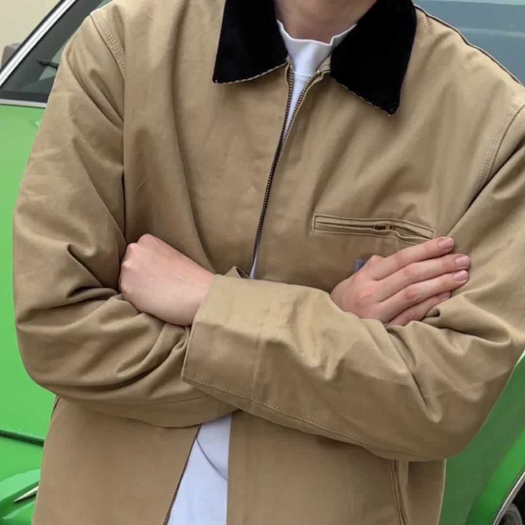 J01 Detroit Jacket 毛毯内里保暖美式复古翻领毛毡夹克工装外套