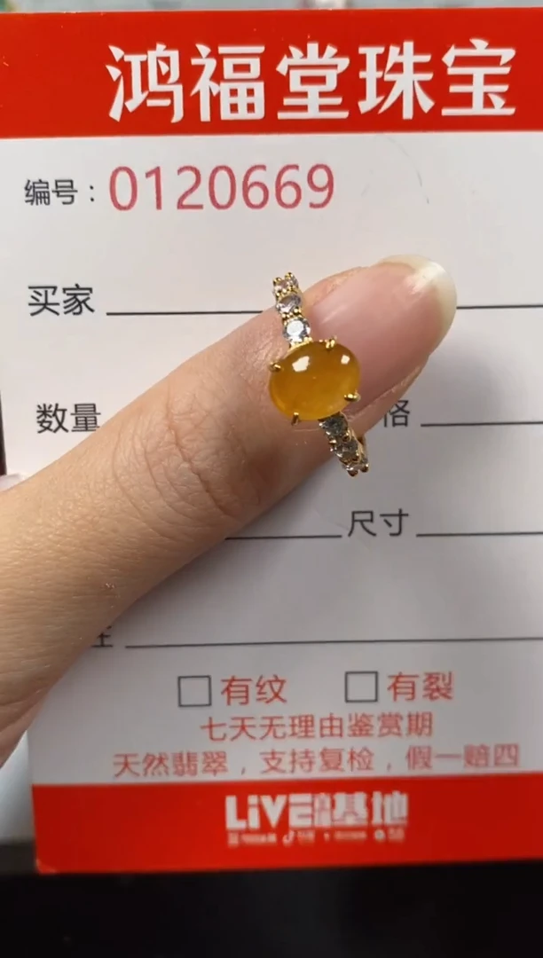 银S925镶嵌戒指翡翠0669