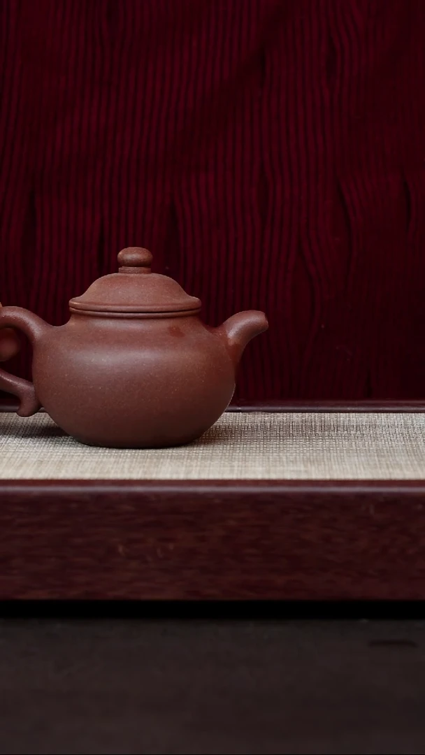 茶杯紫砂天青莲子